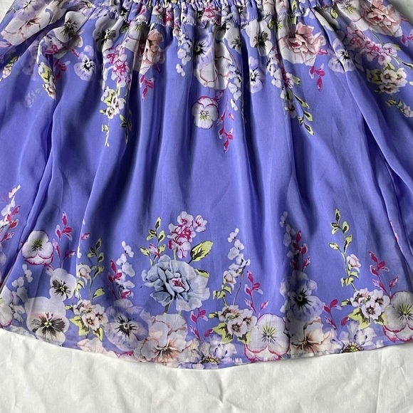 White House Black Market off the shoulder floral Top 47481 - Picture 9 of 14